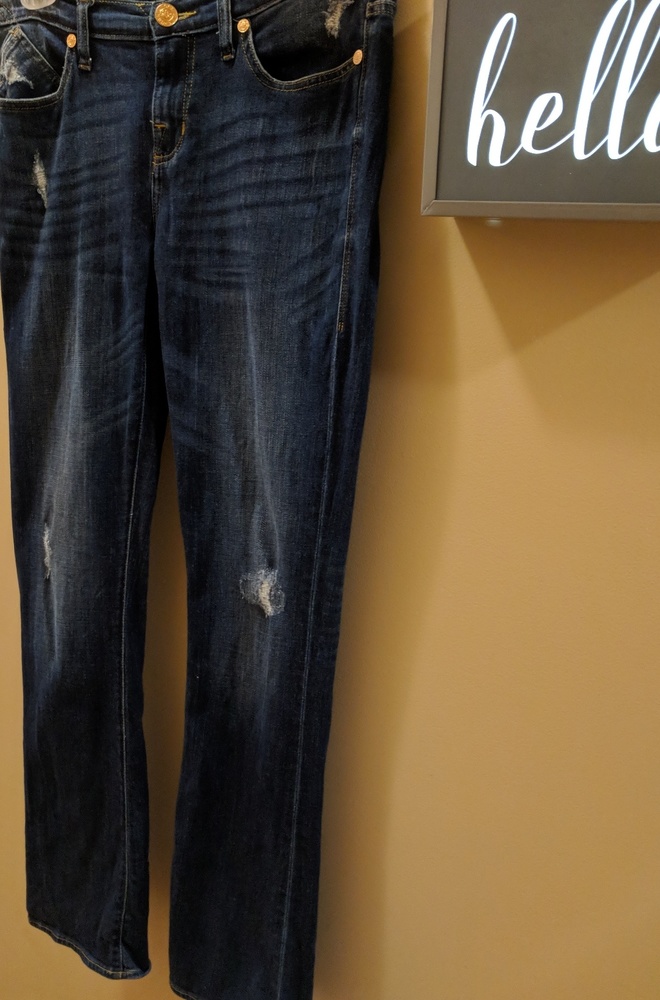 Gently Used Rock & Republic Distressed Jeans Sz 10 - Picture 3 of 8
